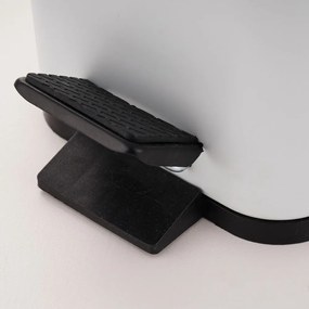 Biely nášľapný oceľový odpadkový kôš 5 l Erik – Spirella