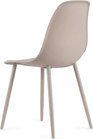 Jedálenská stolička OSAKA plastová, béžová