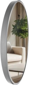 Nástenné zrkadlo Elsie M 323824 - 45x45 cm - Strieborná
