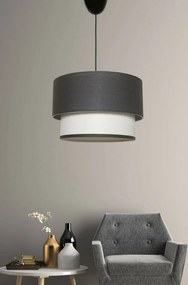 Závesný luster SP286 antracitová, biela