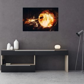 Obraz - Šamanská bubon (90x60 cm)