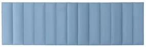 Čalúnený nástenný panel FRAME KRONOS 15x90 cm Farba: Svetlomodrá