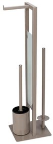 WENKO 25553100 - WC kefa RIVALTA 18x70 cm béžová/čierna