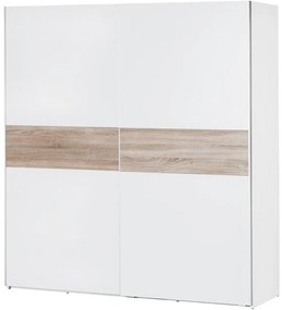Skriňa 2D Wenecja 01 biely/dub sonoma