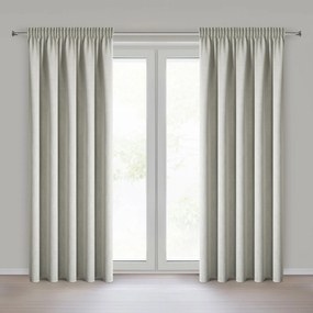 ZÁVES NA PÁSKE LEYA 140X270 CM STRIEBORNÁ