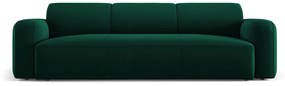 Trojmiestna pohovka gerett 235 cm velvet zelená MUZZA