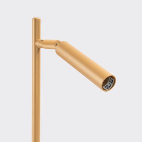 Stolná lampa Pastelo, 1x zlaté kovové tienidlo