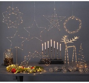 Čierna svetelná dekorácia Gustavo – Star Trading