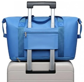 Konofactory Modrá sada 2 príručných tašiek do lietadla "Duo" - M (35l)