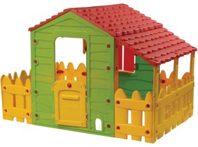 Buddy Toys 1180 Domeček FARM s verandou a plotem