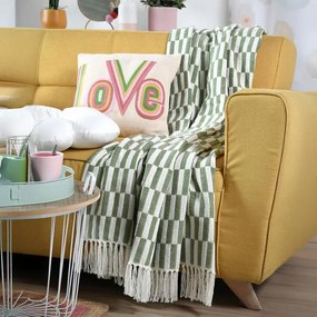 Pléd so strapcami SWEETLOVE 125 x 150 cm