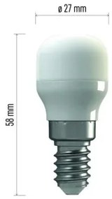 EMOS LED žiarovka do chladničky 1,6W, E14