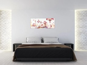 Obraz - Ružová víla (120x50 cm)