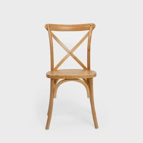 Jedálenská stolička LOSELI drevená / naturálna 712081