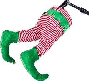 X-MAS Ozdoba nohy v strome elf 35 cm