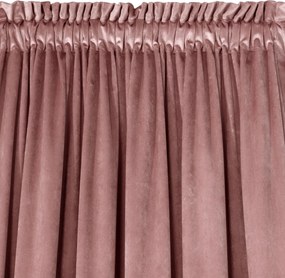 ZATEMŇOVACÍ ZÁVES NA PÁSKE ROSA 135X300 CM STARORUŽOVÁ
