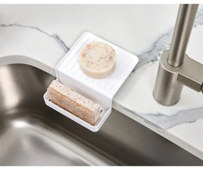 Samodržiaci držiak na hubku z recyklovaného plastu Eco System – iDesign