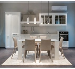 Globo 57911-4H - Luster na lanku ROBBY 4xGU10/35W/230V matný chróm