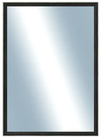 DANTIK - Zrkadlo v rámu, rozmer s rámom 50x70 cm z lišty Inclinata colori čierna (3132)