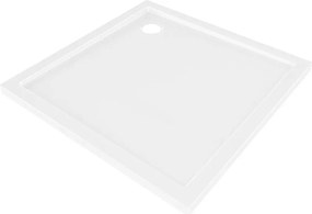 Mexen Flow štvorcová Slim vanička 95 x 95 cm, biely lesk - 46S109595
