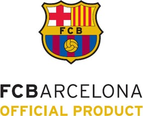 Bavlnená futbalová osuška FC Barcelona - motív Vertical - 100% bavlna s gramážou 320 g/m² - 70x140 cm