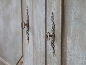 Opálová antik drevená komoda French antiek - 153*51*112cm