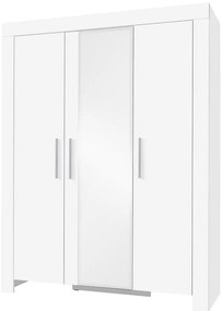 Skriňa Cezar 1 biela/zrkadlo