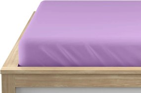 Napínacia obliečka z mikrovlákna svetlofialová 90 x 200 cm