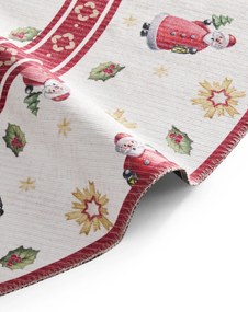 Villeroy & Boch, Kusový koberec Villeroy & Boch Toy's delight 106273 Cream, Red kruh, 160x160 (priemer) kruh, červená, obývacia izba