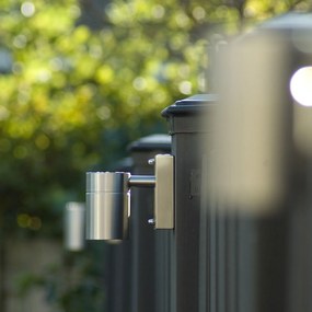 Vonkajšia nástenná lampa oceľ IP44 - Solo