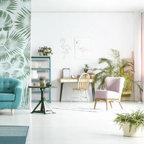 Svetlo modrý skrutkový kovový regál 180x90x30, 5 políc, nosnosť 80 kg na jednu policu