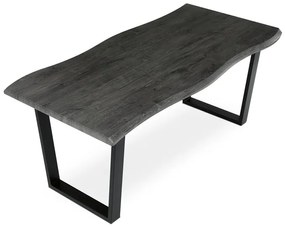 Autronic BONTEC Jedálenský stôl 180x90cm, mdf, sivý dub, HT-F4218 GREY Farba: Hnedá