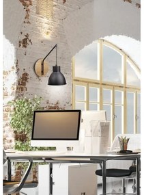 Nástenné svietidlo VARIO 1xE27/60W/230V breza