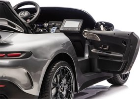 LEAN CARS Elektrické autíčko Mercedes GT63 AMG DK-GT63 24V LCD sivé lakované