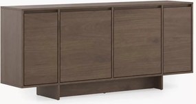 Štvordverová komoda Zolia 180 cm - elegantný orech