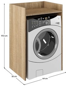 Skrinka na práčku VOJTO, dub sonoma