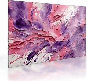Sklenený obraz - Romantická abstrakcia (70x50 cm)