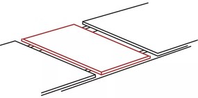 Rozkládací jídelní stůl Dante 102/144 cm dub artisan/černý