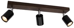 Spot-Light DO2910356 - Stropné bodové svietidlo MANARA 3xGU10/5W/230V borovica