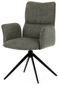 Autronic BONTEC Jedálenská stolička, sivá, látka, DCH-D1328 GREY2 Farba: Zelená