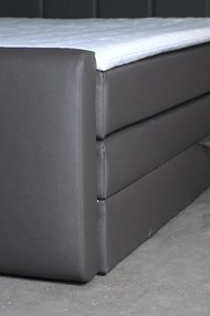 Postel boxspring KABRERA 180 x 200 cm; šedá