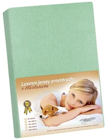 Bellatex Jersey prestieradlo s elastanom zelená