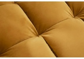 Rohová sedacia súprava 40277 Cozy - Zamat Žltá  - Komfort-nábytok