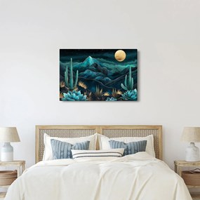 Obraz - Tyrkysová noc (90x60 cm)