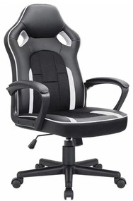 Kancelárska stolička ESTORIL, čierno/biela
