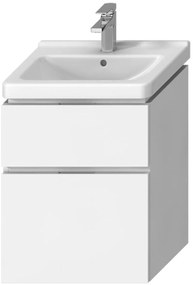 Kúpeľňová skrinka pod umývadlo Jika Cubito 59x43,1x68,3 cm biela H40J4234025001
