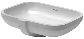 Duravit Happy D.2 - Vstavané umývadlo bez otvoru pre batériu, 480x345 mm, biela 0457480000