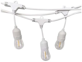 Vonkajšia reťaz STRING 15xE27/40W/230V 15m IP65