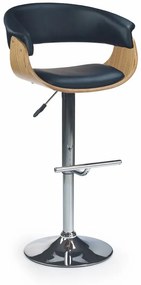 H45 bar stool color: light oak/black