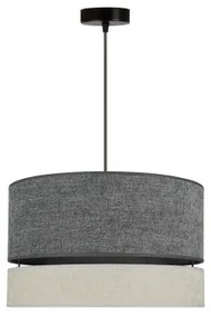 Duolla - Luster na lanku DOUBLE 1xE27/15W/230V pr. 40 cm šedá